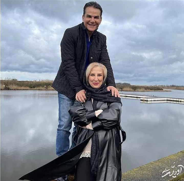 عکس مرجانه گلچین با مردی از جنس عشق ! + تصاویری جذاب